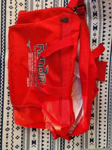 미즈노 빨간색 토트백
