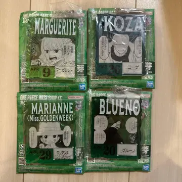 원피스 베이스샵 아크릴 블록 참 싹 4개 세트