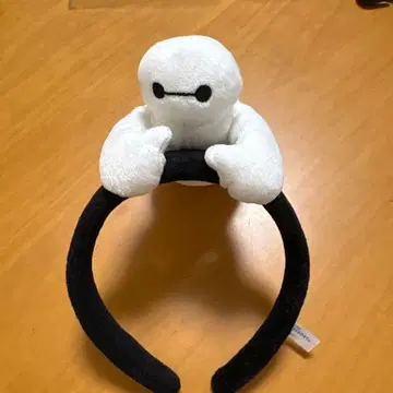 베이맥스 헤어밴드 봉제 인형 포함