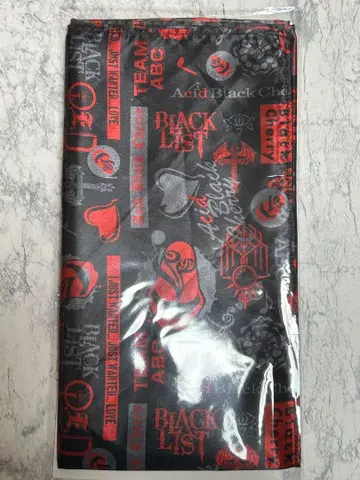 가격 인하 Acid Black Cherry 스카프 참 새상품 web 종료