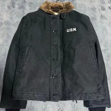 NAVY DEPARTMENT U.S.N 덱 자켓 38 HUSTON
