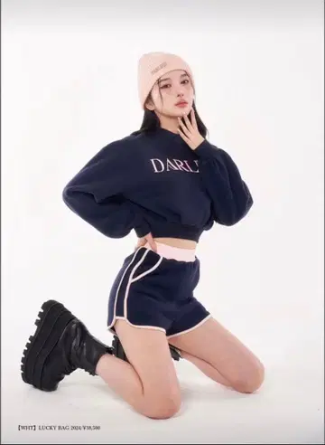 DARLING 맨투맨 상의 x 라인 맨투맨 숏팬츠