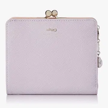 JILL STUART 라벤더 가마구치 이단 접이식 지갑
