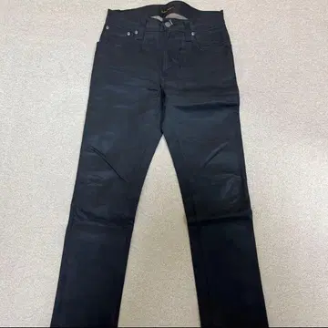 Nudie Jeans Co. 블랙 데님 슬림 핏