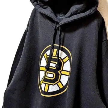 파나틱스 NHL 보스턴 블루인즈 후드 맨투맨 블랙 XL 구제 의류