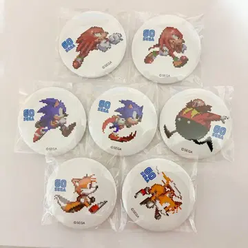 SEGA60th 소닉 더 헤지혹 캔뱃지 컬렉션 컴프