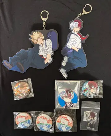 나의 히어로 아카데미아 히로아카 바쿠고 토도로키 캔뱃지 아크릴 키링