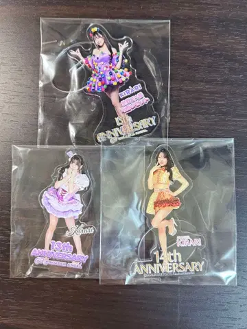 Kirari 13주년 & 14주년 아크릴 스탠드 세트