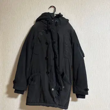 MOUSSY 블랙 모즈 코트 사이즈 2