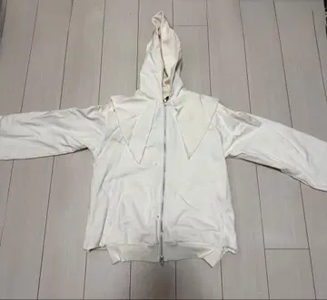 [얼룩 있음] GRANCY 헤비 웨이트 레이어 디자인 풀 지퍼 후디 S