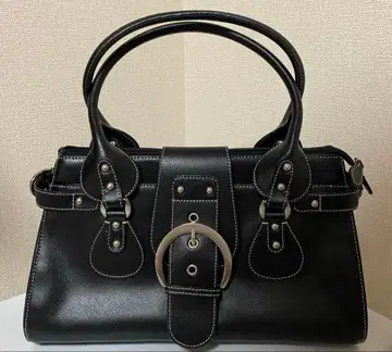 HAMANO 핸드백 가죽 천연 가죽 황실 납품 블랙 하마노