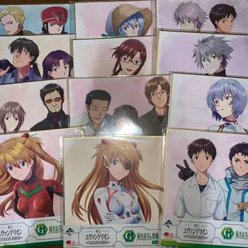 에반게리온 제일복권 G상 새로 그린 색지