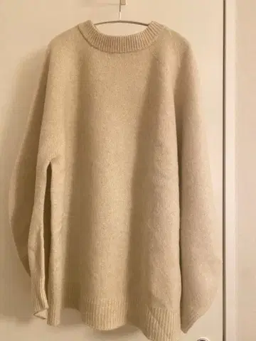 새상품급 IENA 울 캐시미어 래글런 크루넥 풀오버