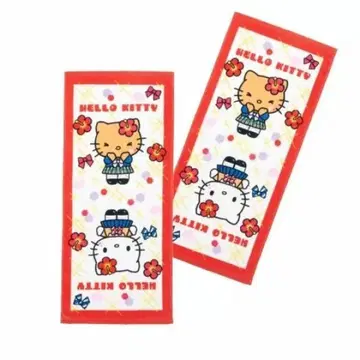 산리오 헬로키티 일광화상 키티 페이스 타월 2장 세트