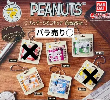 PEANUTS 스누피 패키지 미니어처 collection
