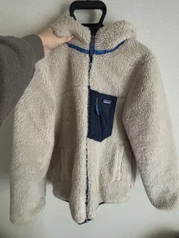 patagonia 리버서블 플리스 자켓 후드 부착