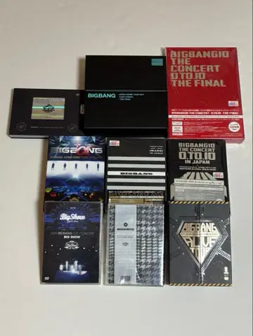 BIGBANG 콘서트 LIVE DVD Blu-ray 9장 세트