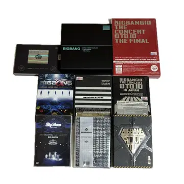 BIGBANG 콘서트 LIVE DVD Blu-ray 9장 세트