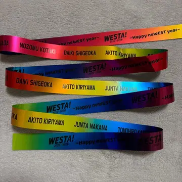 WEST. WESTA! 은색 테이프 풀 낙하물