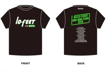 새상품 10-FEET 티셔츠 하로픽서 투어 티셔츠 XL 블랙