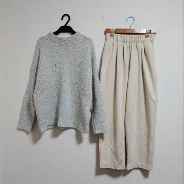 묶음 판매*코디 판매*니트*팬츠*깔끔*성숙한 코디*엄마 코디*겨울 코디