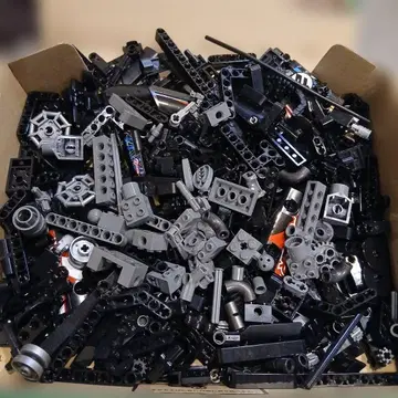 35 LEGO 테크닉 블랙 그레이 색 작은 부품 묶음 판매