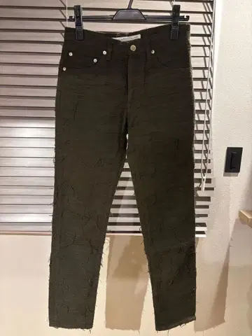 JOHN LAWRENCE SULLIVAN 스키니 팬츠 올리브