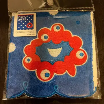 EXPO2025 미야쿠미야쿠 자카드 미니 타월 스캘럽