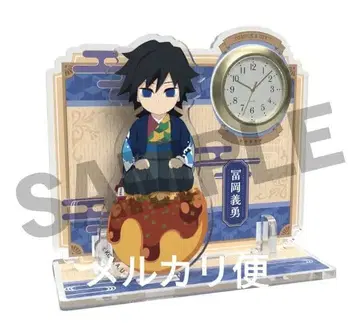 귀멸의 칼날 긴타코 디오라마 미니 아크릴 시계 토미오카 기유