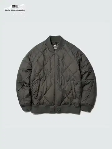 새상품 유니클로 리사이클 하이브리드 다운 자켓 올리브 M