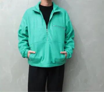 PURE SILK COMFORT FLEECE HALF ZIP P/O