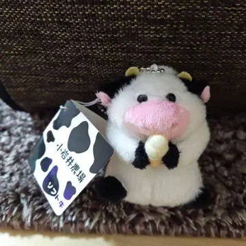 코이와이 농장 소프트 소 봉제 인형 키링