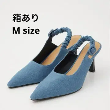 MICHI x SLY 포인트 토 샌들 미치 슬라이