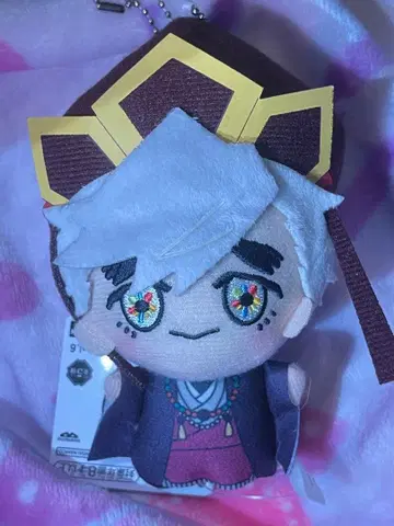 택 포함 귀멸의 칼날 도우마 봉제 인형 마스코트 키링