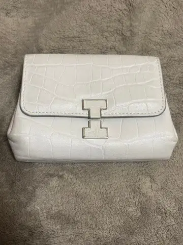 IACUCCI 아바 지갑 화이트 크로커다일 카드 케이스 지갑