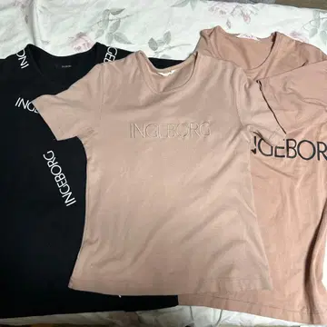 [익명] 잉게보그 로고 T셔츠 3장 세트