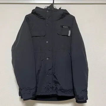 RVCA 블랙 다운 자켓 M