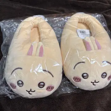 [ 미사용 ] 치이카와 (먼작귀) 마쉬멜로우 룸슈즈 토끼