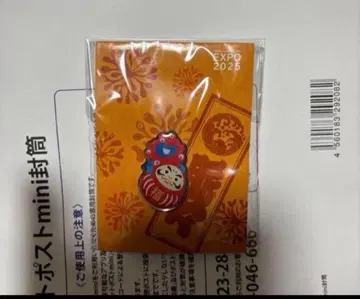 오사카 간사이 엑스포 2025 미야쿠미야쿠 달마 핀 배지