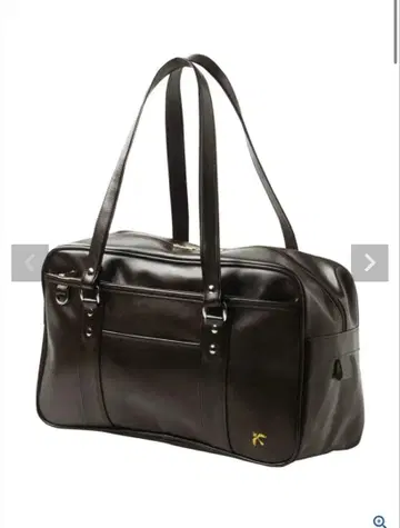 스쿨백 CONOMi 다크 브라운 합성 피혁