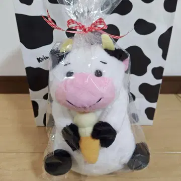 코이와이 농장 소프트 소 봉제 인형 빅 사이즈 종이 봉투 포함