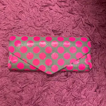 caminne 핑크 도트 장지갑