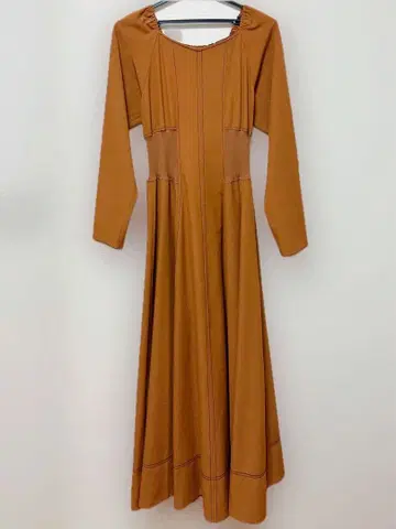 and couture 원피스 오렌지 앙데팡당