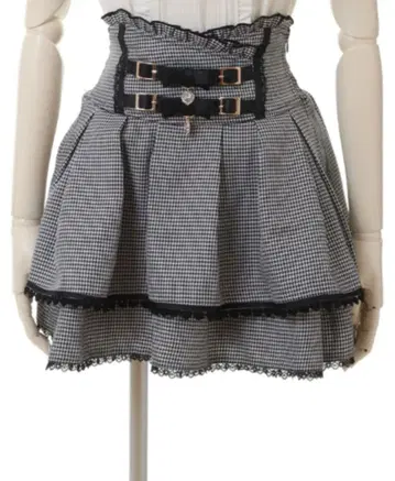 2단 리본 벨트 치마바지 - LIZLISA