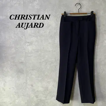 컨디션 최상 크리스천오자르 팬츠 풀렝스 네이비 XS 753