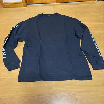 DENHAM 블랙 긴팔 셔츠 프린트