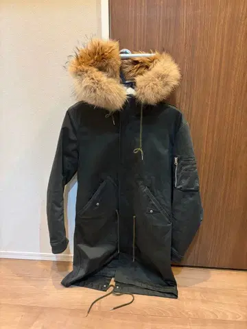 넘버나인 스튜디우스 한정판 콜라보 모즈 코트 퍼 M