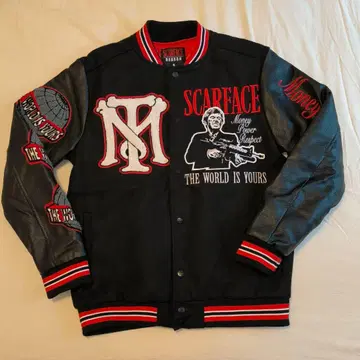 SCARFACE x REASON 스카페이스 바시티 자켓 S 영화