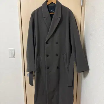 HARE 더블 브레스트 체스터 코트 L 사이즈