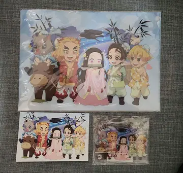 귀멸의 칼날 칠석 클리어 파일 아크릴 스탠드 엽서